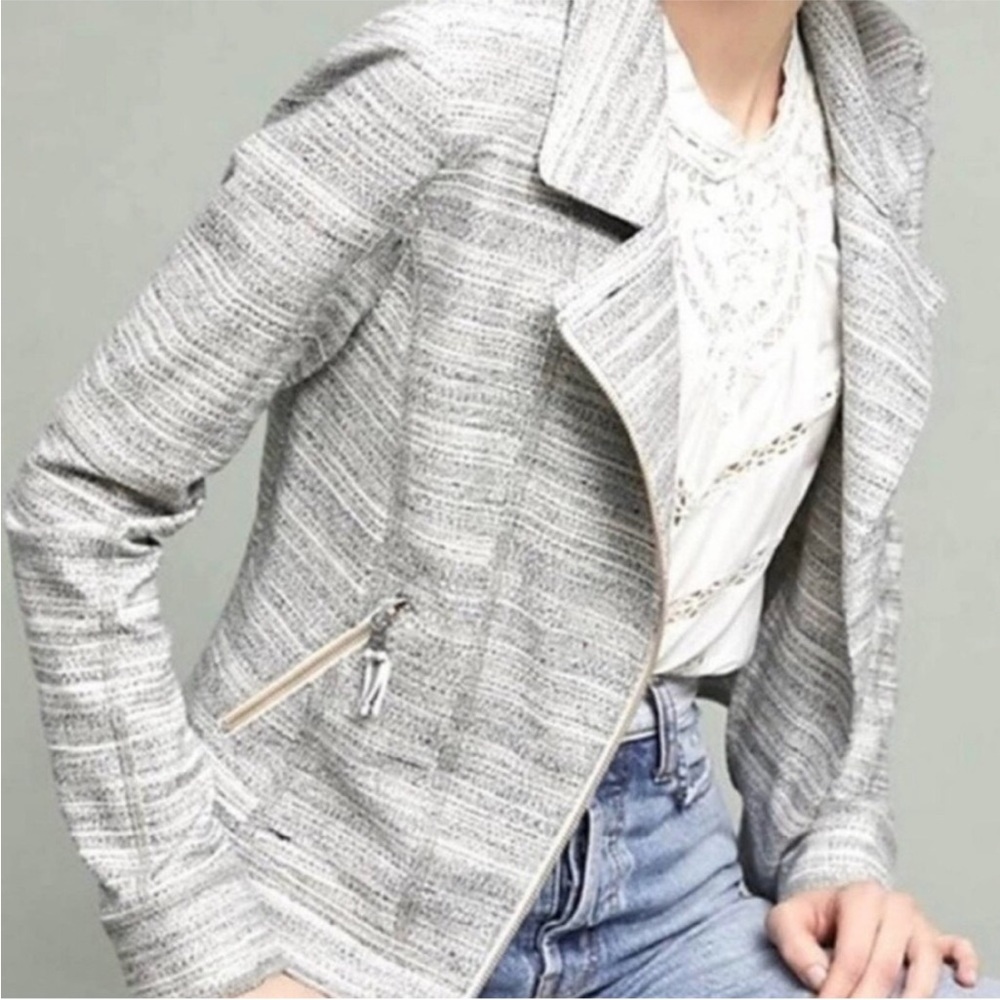 Anthro moto jacket